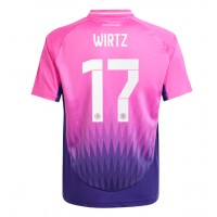 Deutschland Florian Wirtz #17 Fußballbekleidung Auswärtstrikot EM 2024 Kurzarm